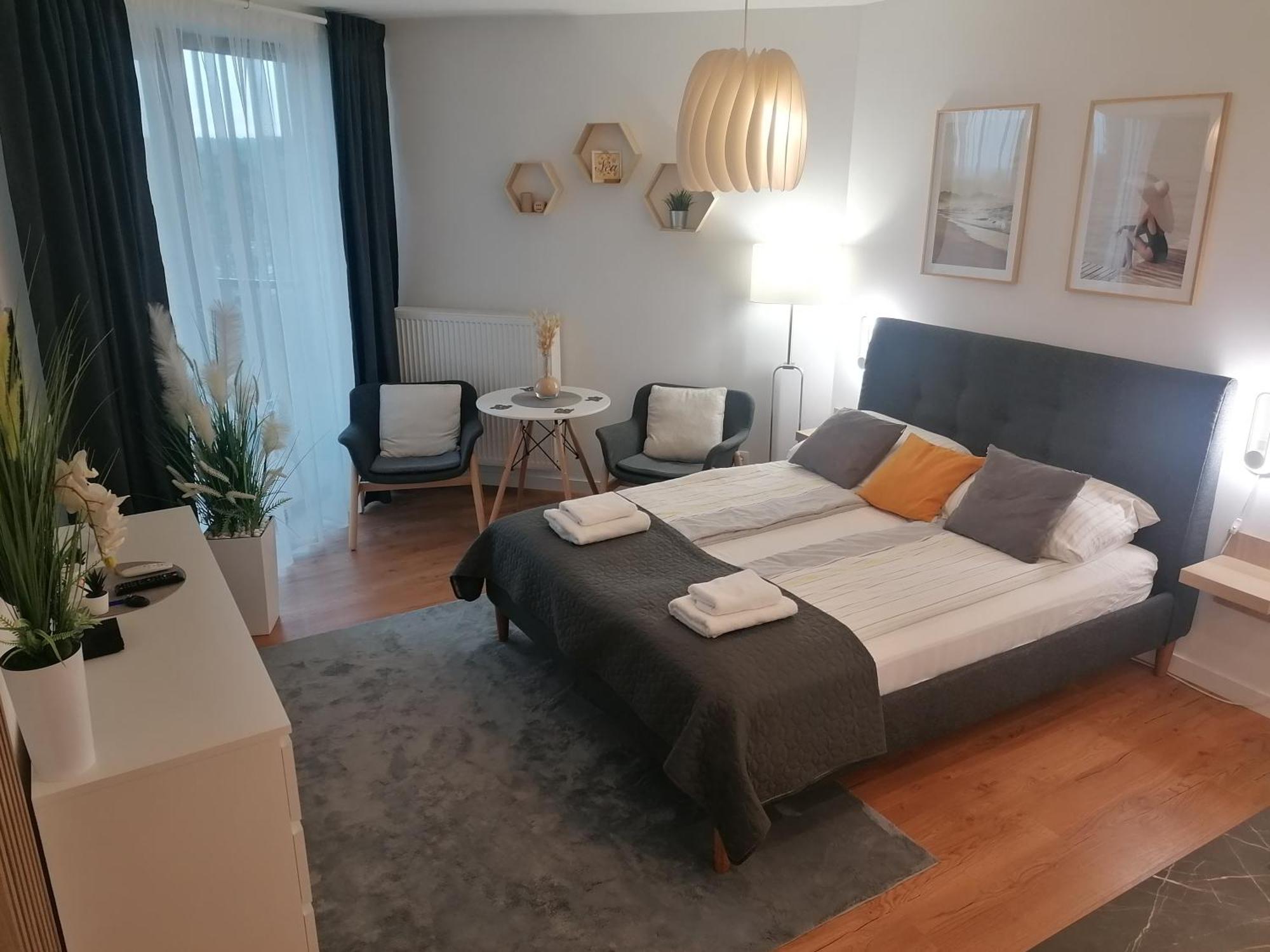 Pinea Apartament Z Widokiem Na Morze Z Basenem I Spa Przy Plazy Pobierowo Exterior photo